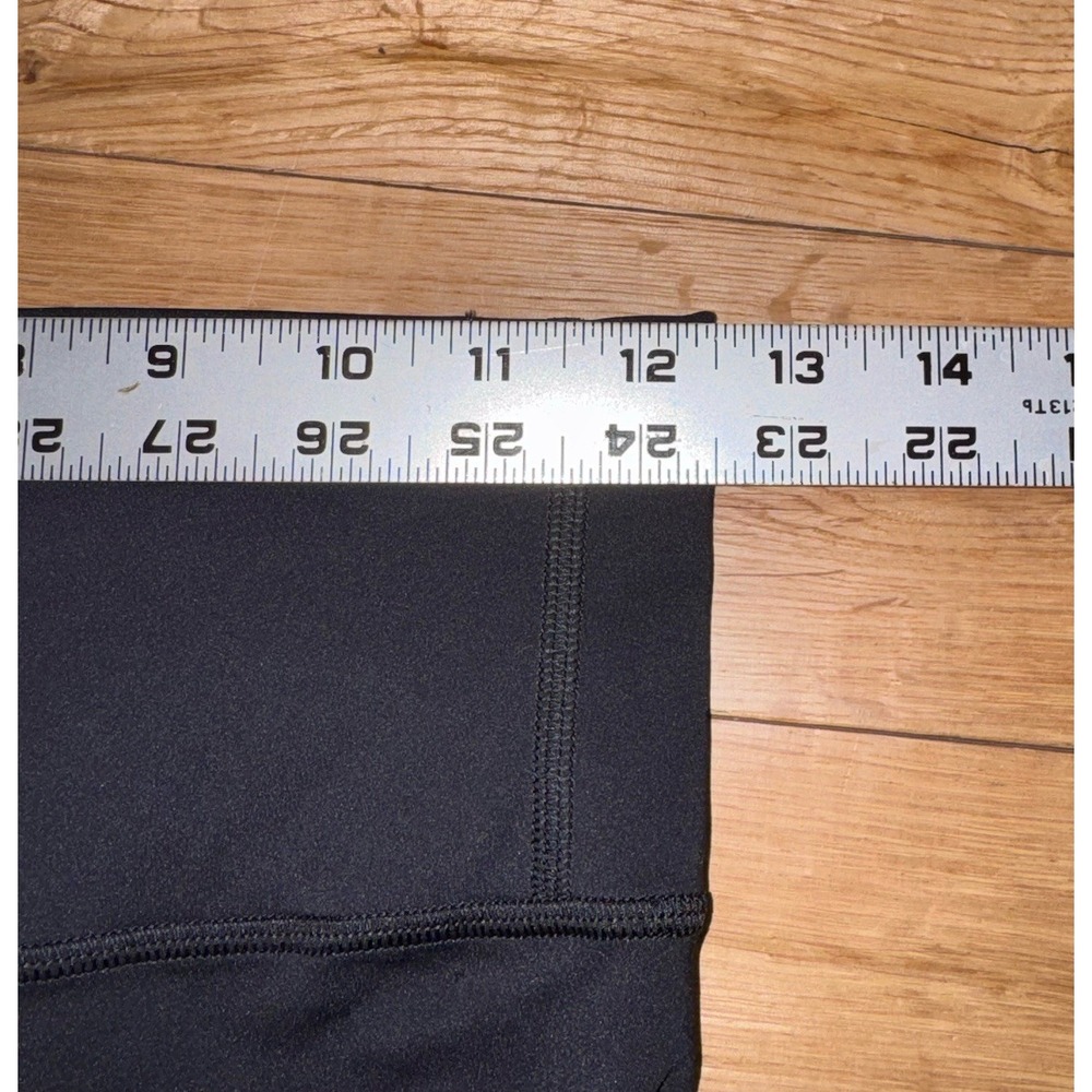 Lululemon Black Speckle‎ Shine Speed Wunder Tight Leggings Women's Size 4 - Picture 3 of 7